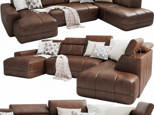 padua sofa 3D मॉडल