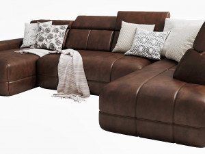 padua sofa 3D मॉडल