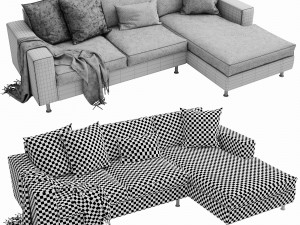 boconcept indivi2 chaise lounge Model 3D