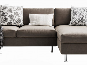 boconcept indivi2 chaise lounge Model 3D