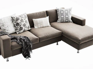 boconcept indivi2 chaise lounge 3D Model