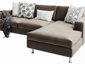 boconcept indivi2 chaise lounge Model 3D