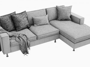 boconcept indivi2 chaise lounge 3D Model