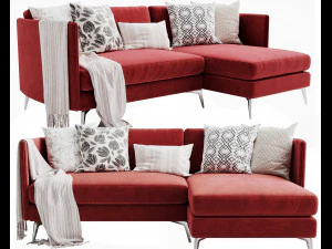 boconcept osaka 4 espregui&ccedil;adeiras Modelo 3D