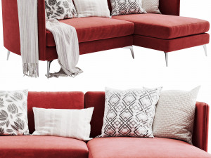 boconcept osaka 4 chaise lounge Modelo 3D