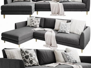 boconcept fargo chaise lounge 3D Model