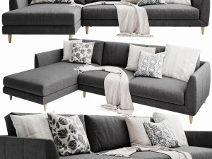 boconcept fargo chaise lounge 3D Model
