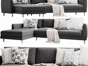 boconcept fargo chaise lounge 3D Model