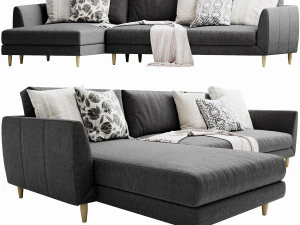 boconcept fargo chaise lounge 3D Model