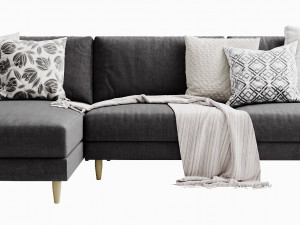 boconcept fargo chaise lounge 3D Model