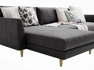 boconcept fargo chaise lounge 3D Model