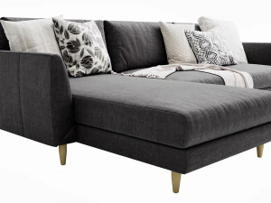 boconcept fargo chaise lounge 3D Model