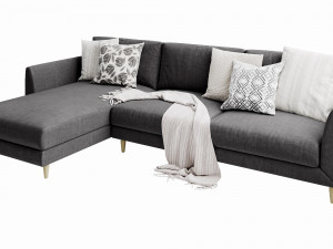 boconcept fargo chaise lounge 3D Model