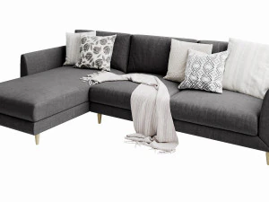 boconcept fargo chaise lounge 3D Model