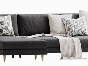 boconcept fargo chaise lounge 3D Model