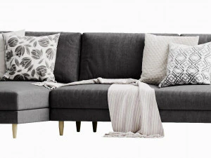 boconcept fargo chaise lounge 3D Model