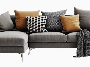 boconcept fargo chaise lounge 3D Model