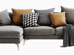 boconcept fargo chaise lounge 3D Model