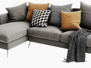 boconcept fargo chaise lounge 3D Model