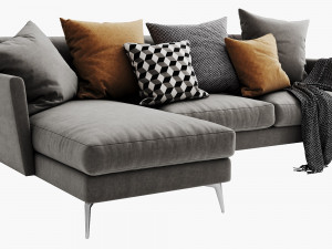 boconcept fargo chaise lounge 3D Model
