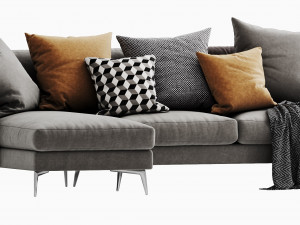 boconcept fargo chaise lounge 3D Model