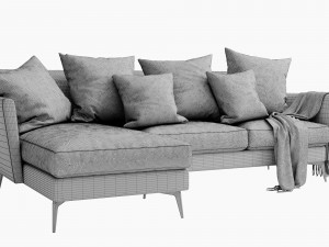 boconcept fargo chaise lounge 3D Model