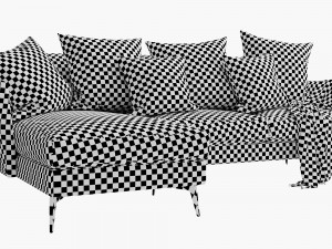 boconcept fargo chaise lounge 3D Model