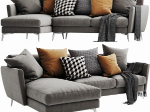 boconcept fargo chaise lounge 3D Model