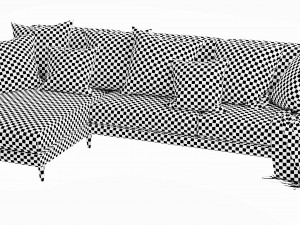 boconcept fargo 2 chaise lounge Model 3D