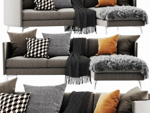 boconcept osaka 6 chaise lounge 3D Model