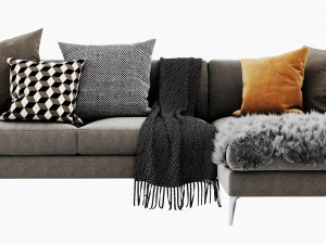 boconcept osaka 6 chaise lounge 3D Model