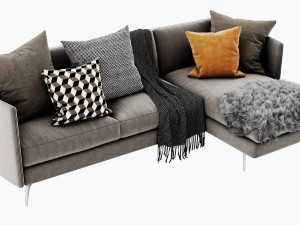 boconcept osaka 6 chaise lounge Modelo 3D