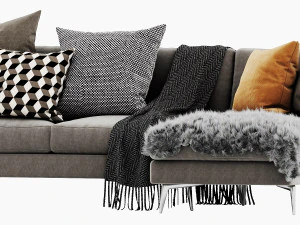 boconcept osaka 6 chaise lounge 3D Model