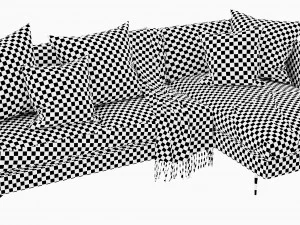 boconcept osaka 6 chaise lounge 3D Model