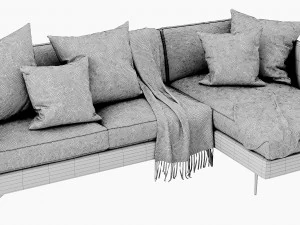 boconcept osaka 6 chaise lounge 3D Model