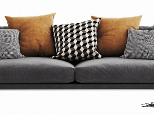boconcept osaka 6 chaise lounge Modello 3D
