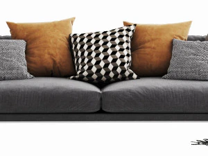 boconcept osaka 6 chaise lounge 3D Model