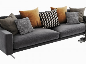boconcept osaka 6 chaise lounge Modello 3D