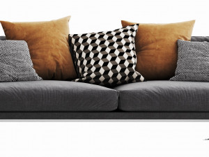 boconcept osaka 6 chaise lounge Modello 3D