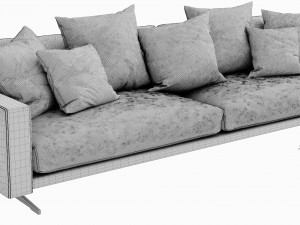 boconcept osaka 6 chaise lounge Modello 3D