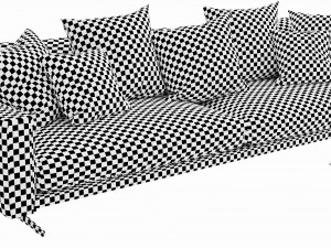 boconcept osaka 6 chaise lounge Modello 3D