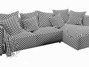 boconcept carmo chaise lounge Modello 3D
