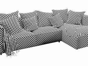 boconcept carmo chaise lounge 3D Model