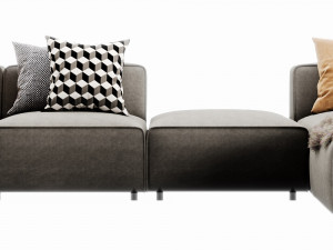 boconcept carmo chaise lounge 3D Model