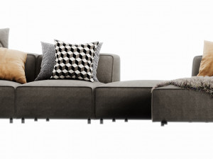 boconcept carmo chaise lounge 3D Model