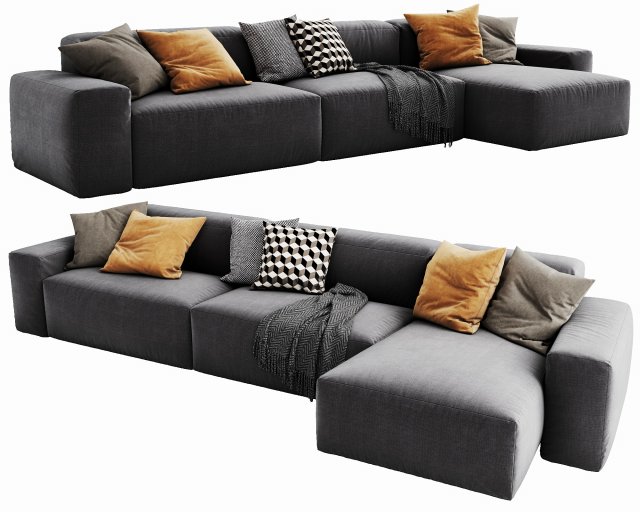 jesse daniel chaise lounge Modelo 3D .c4d .max .obj .3ds .fbx .stl .blend 