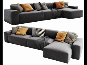 Chaise longue Jesse Daniel Modello 3D