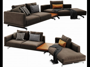 molteni c octave sectional 3D Model