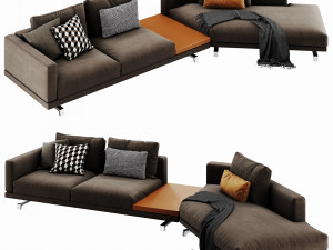 molteni c octave sectional 3D Model