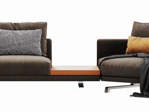 molteni c octave sectional 3D Model